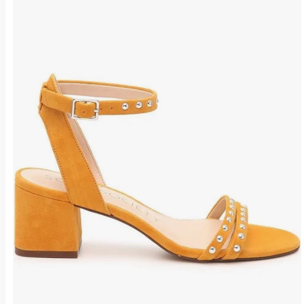 Sole Society Yellow Sandals (9.5)